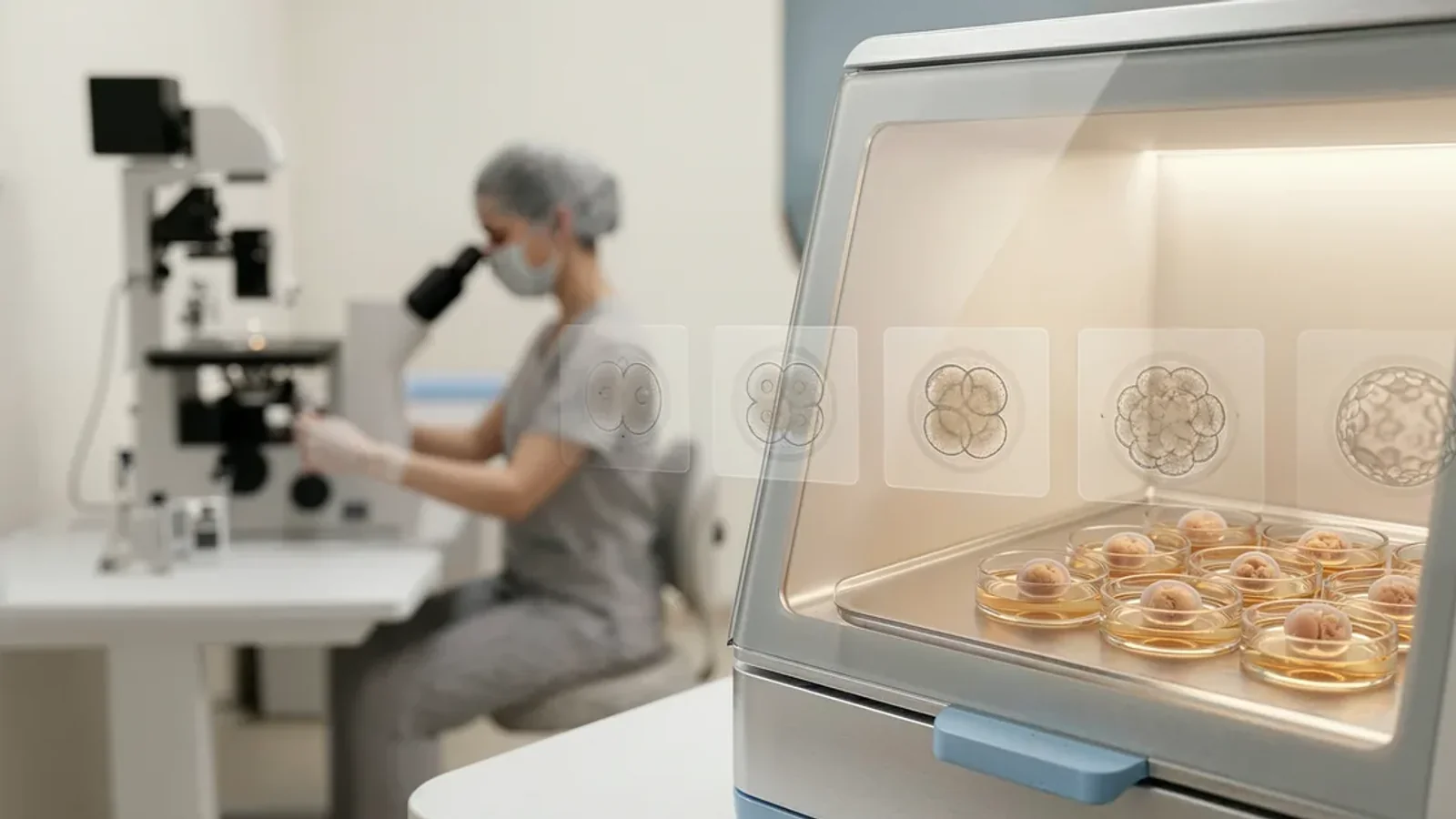 EmbryoScope time-lapse embriyo izleme ve yapay zeka destekli embriyo değerlendirme